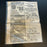 Bobby Thomson Signed The Shot Heard 'Round The World Vintage Newspaper
