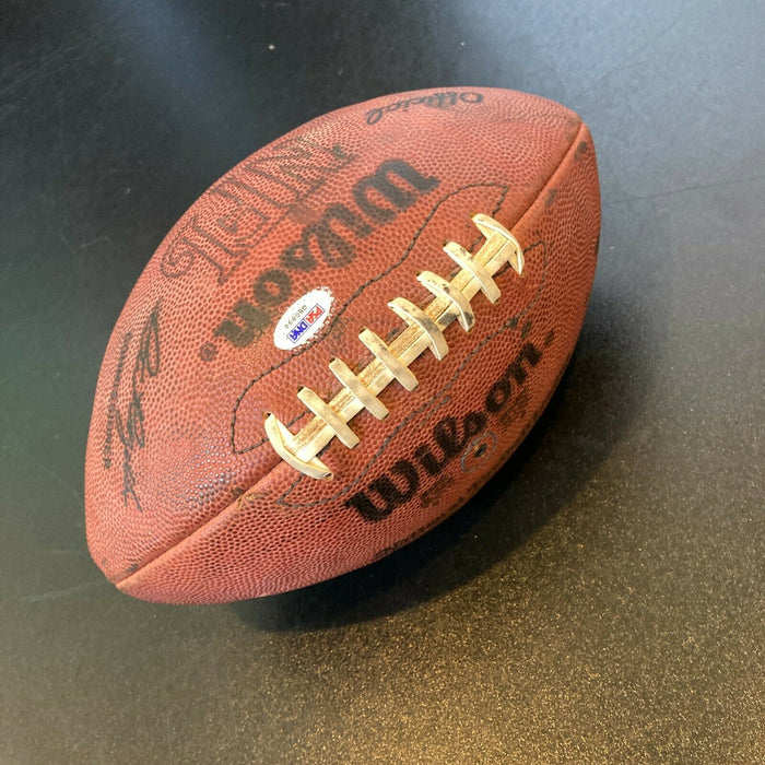 Joe Namath Signed Autographed Game Used Official Wilson NFL Football PSA DNA