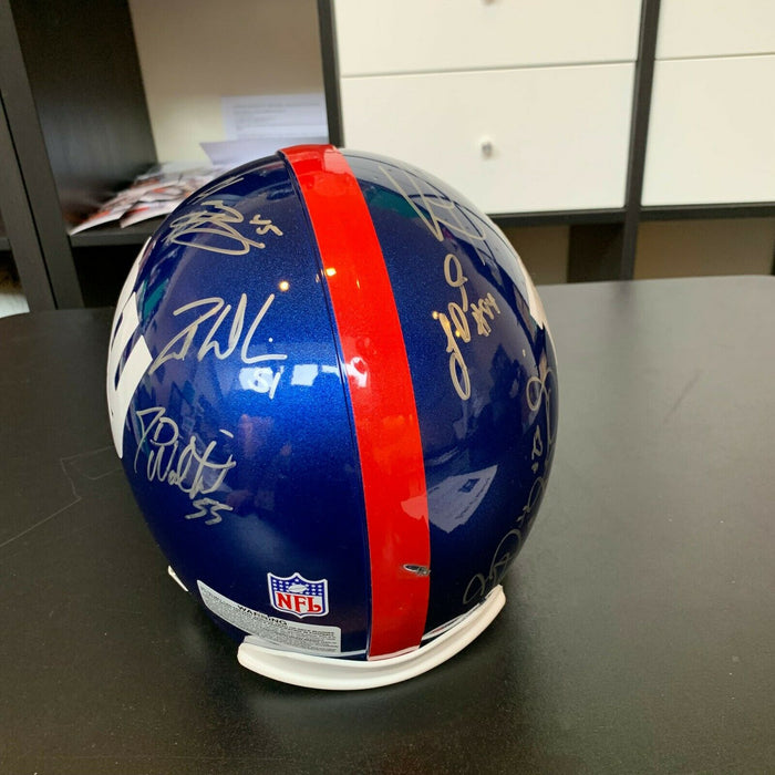2014 New York Giants Team Signed Authentic Full Size Helmet With PSA DNA COA