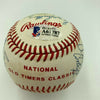 Hall Of Fame Multi Signed Cracker Jack Old Timers Game Baseball Beckett COA