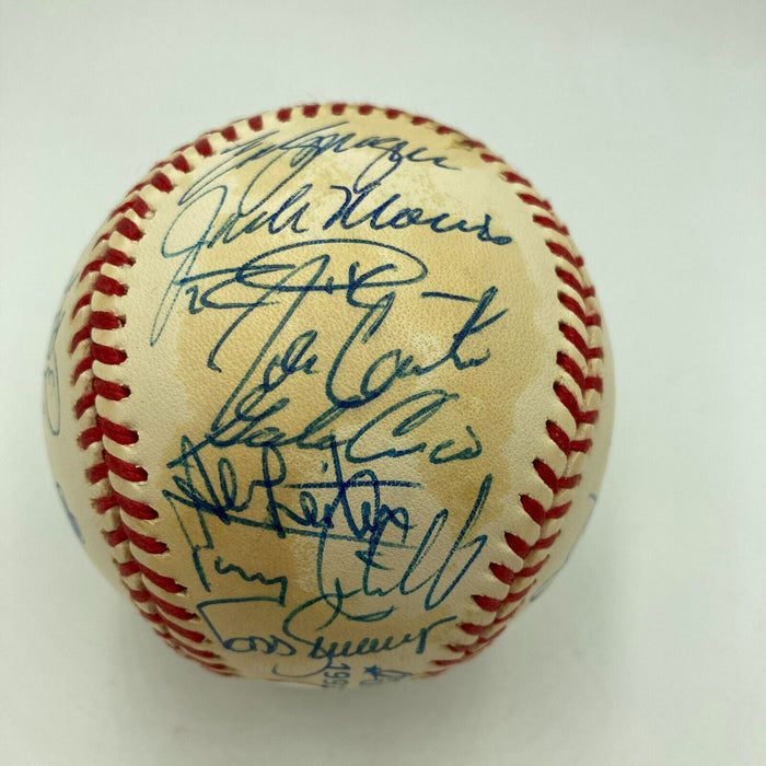 1993 Toronto Blue Jays World Series Champs Team Signed W.S. Baseball JSA COA