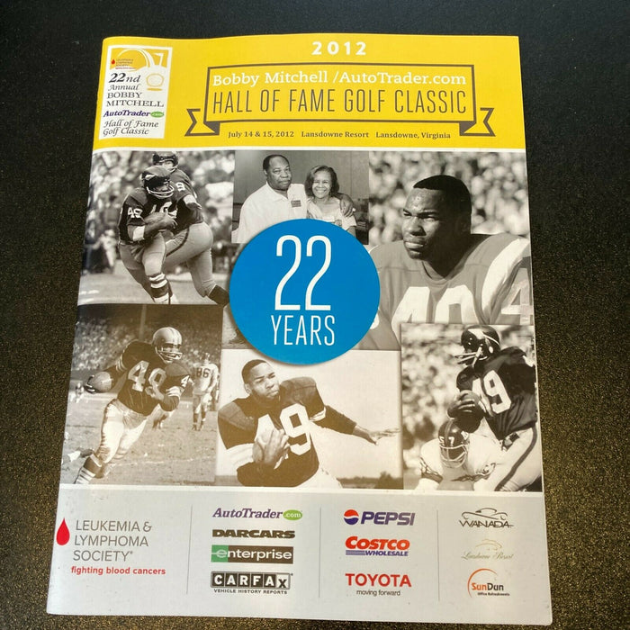 2012 Hall Of Fame Induction Multi Signed Official Wilson NFL Football 40+ Sigs