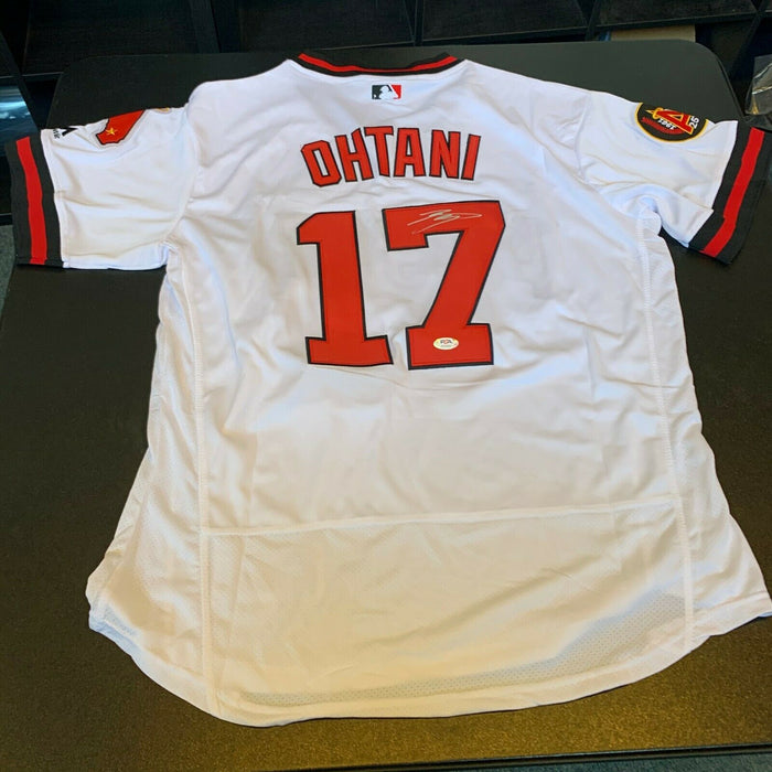 Shohei Ohtani Signed Los Angeles Angels Game Model Jersey PSA DNA COA