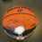 Lebron James "Witness Miami" Chalk Toss Signed Basketball UDA Upper Deck 6/6