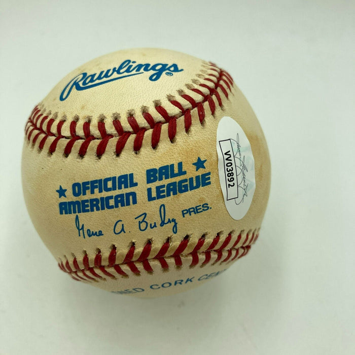 Whitey Ford Hall Of Fame 1974 Signed American League Baseball With JSA COA