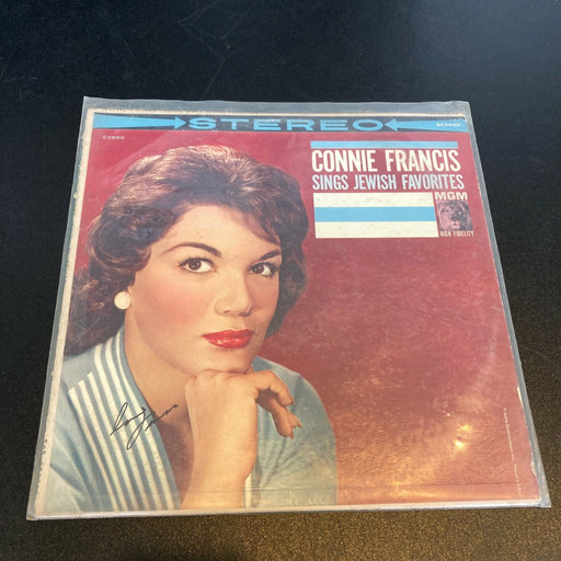 Connie Francis Signed Autographed Vintage LP Record