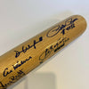 Willie Mays Hank Aaron 3,000 Hit Club Signed Baseball Bat 13 Sigs JSA COA