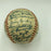 1957 Chicago White Sox Team Signed Autographed Baseball With Nellie Fox