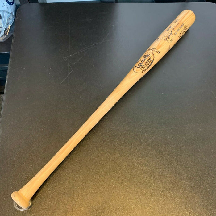 1996 New York Yankees World Series Champs Team Signed Bat Derek Jeter JSA COA