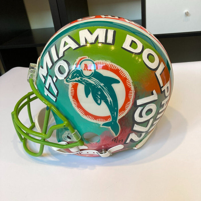 1972 Miami Dolphins Super Bowl Champs Team Signed Full Size Authentic Helmet JSA