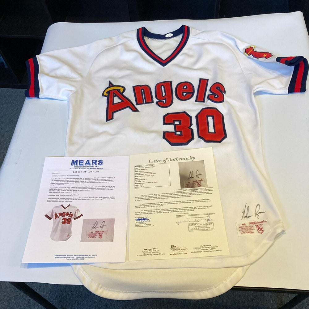Nolan Ryan Signed / Autographed Los Angeles Angels Jersey- JSA Authenticated