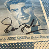 Eddie Fisher Signed Autographed Vintage 1950's Program