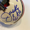 Lamar Hunt, Jackie Slater, Bob Lilly, Kenny Houston Signed HOF Mini Helmet JSA