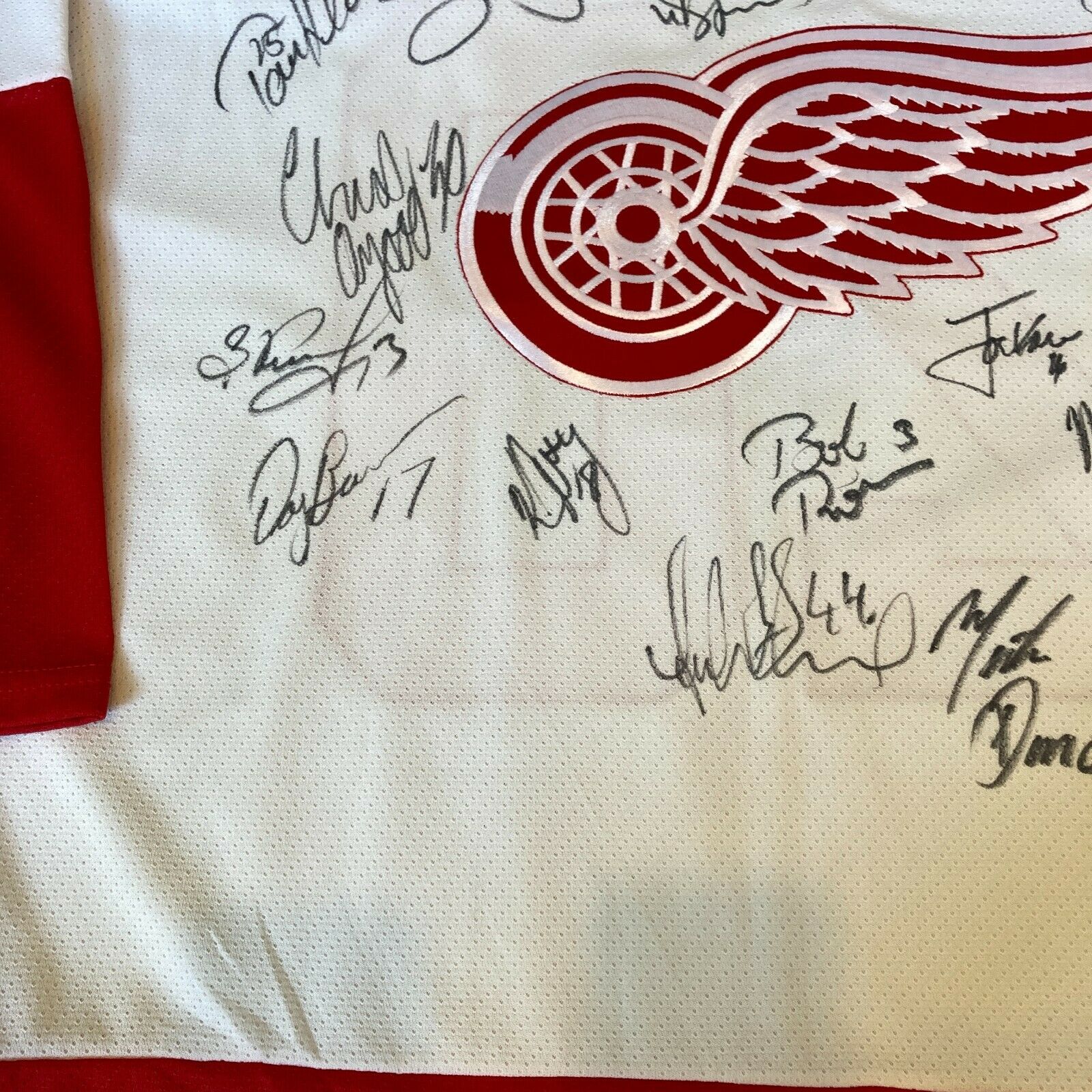 Vladimir Konstantinov Detroit Red Wings Autographed #6 Jersey Number
