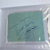 1960's Nolan Ryan Early Career Signed Autographed Page New York Mets PSA DNA COA