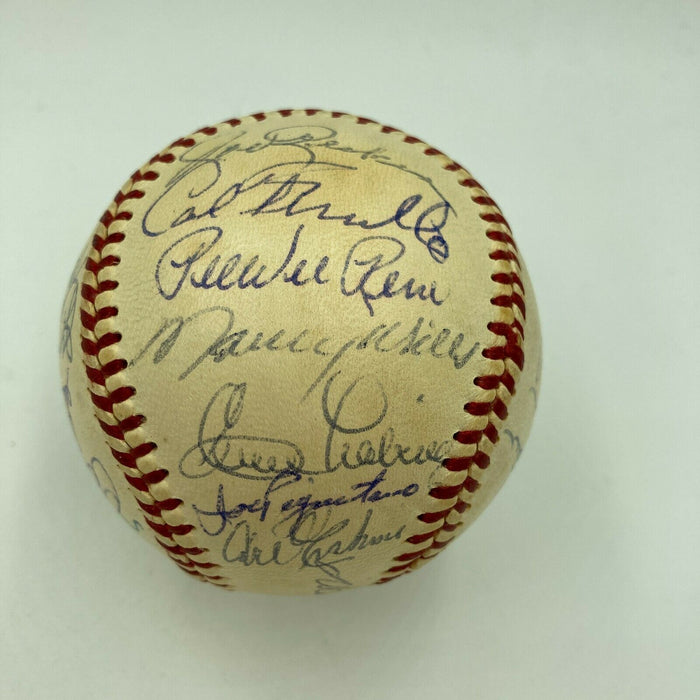 1959 Los Angeles Dodgers World Series Champs Team Signed Baseball 25 Sig JSA COA