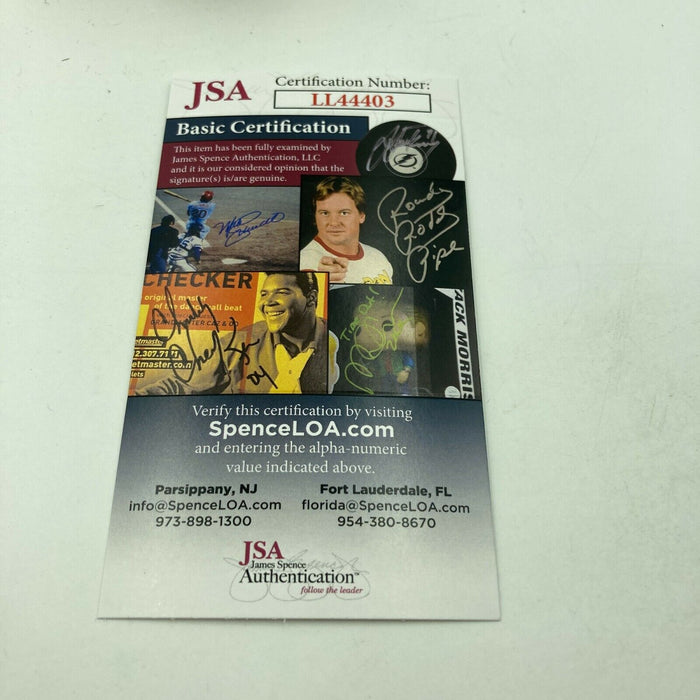 Candice Bergen Signed Autographed Baseball JSA COA Movie Star