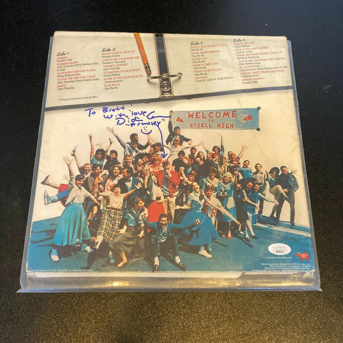 Frankie Valli & Didi Conn Grease Signed Autographed LP Record Album JSA COA