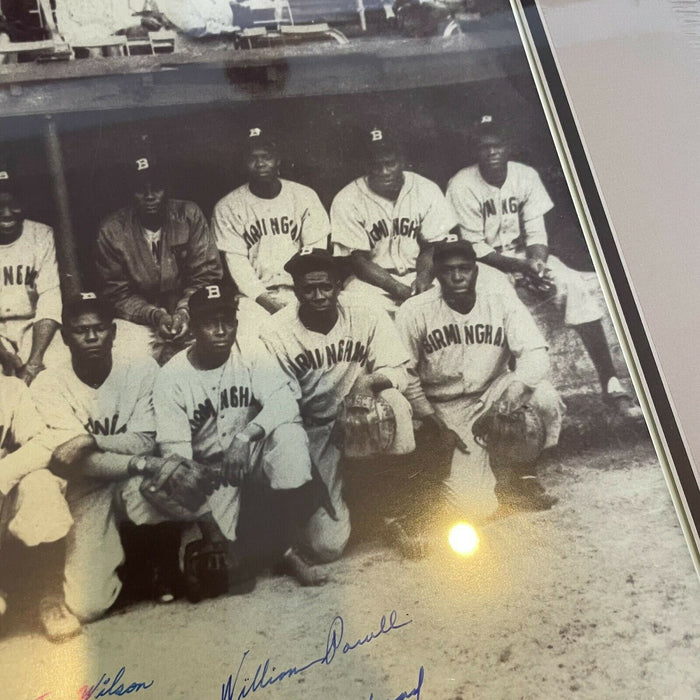 1946 Birmingham Black Barons Negro League Team Signed Large 18x24 Photo JSA COA