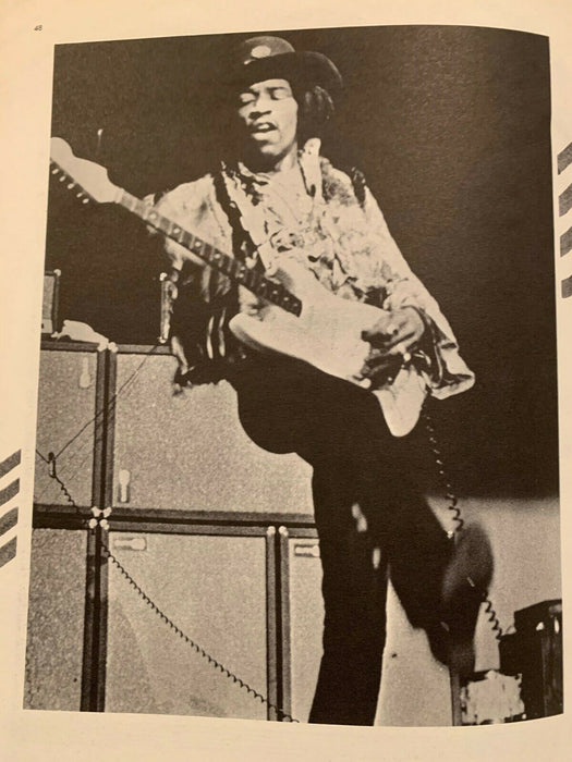 Jimi Hendrix Signed The Jimi Hendrix Experience Music Program With JSA COA