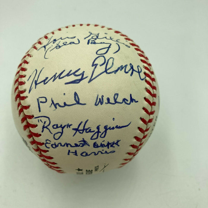 Beautiful Negro League Legends Multi Signed National League Baseball 17 Sigs JSA