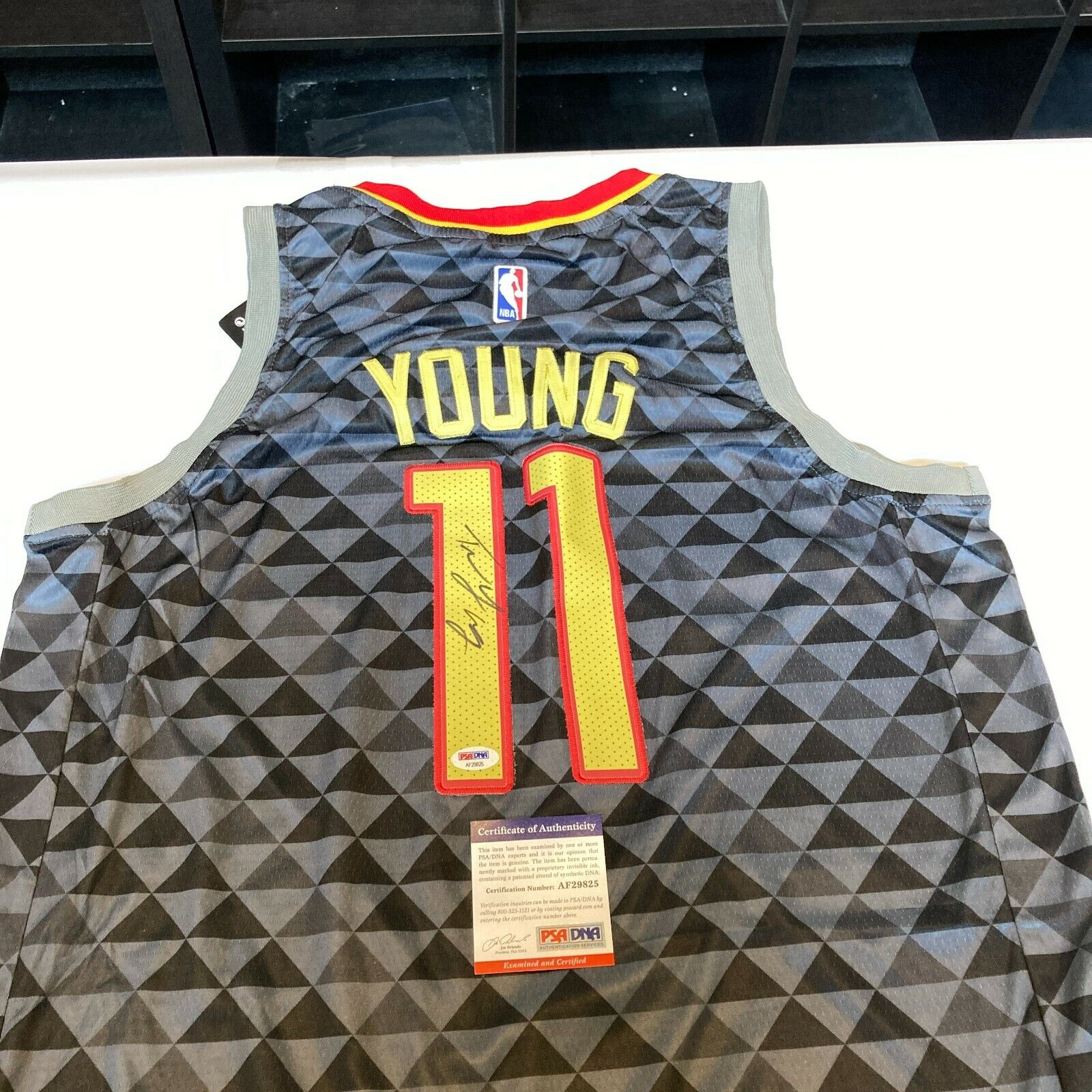 Trae Young Signed Hawks Jersey (JSA COA)