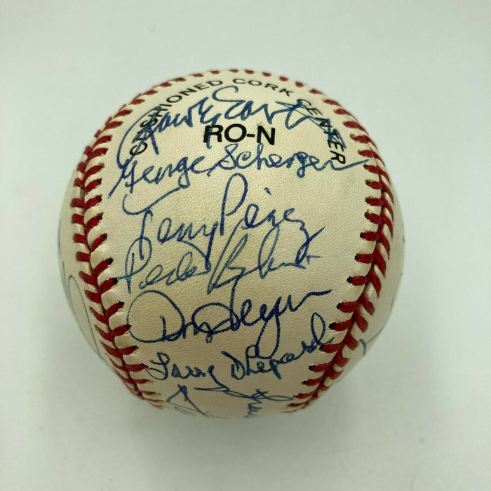 1976 Cincinnati Reds World Series Champs Team Signed Baseball PSA DNA Nice!