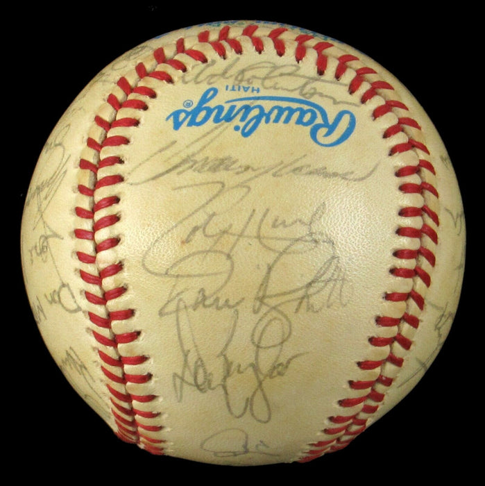 Don Mattingly Rookie 1984 New York Yankees Team Signed Baseball JSA COA