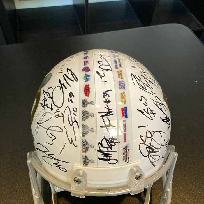 2015 Denver Broncos Super Bowl 50 Champs Team Signed Authentic Helmet JSA COA