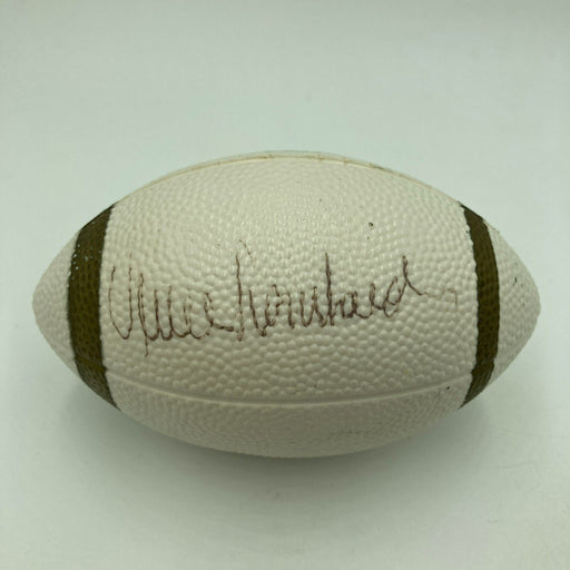 Vince Lombardi Signed 1960's Green Bay Packers Mini Football PSA DNA COA