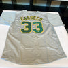 Jose Canseco Signed Oakland A's Chemist Jersey Beckett COA