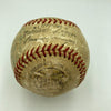 Willie Mays 1954 New York Giants World Series Champs Team Signed Baseball