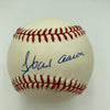 Hank Aaron Signed Official National League Baseball PSA DNA COA