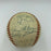 1958 Cleveland Indians Team Signed American League Baseball With Joe Gordon
