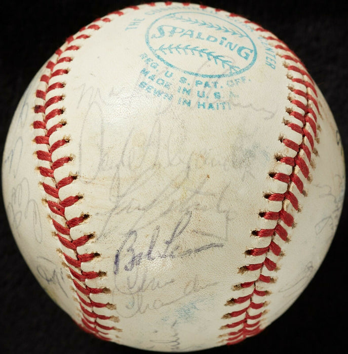 Thurman Munson 1976 New York Yankees AL Champs Team Signed Baseball