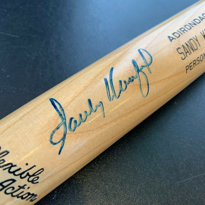 Sandy Koufax Signed Adirondack Game Model Baseball Bat With JSA COA