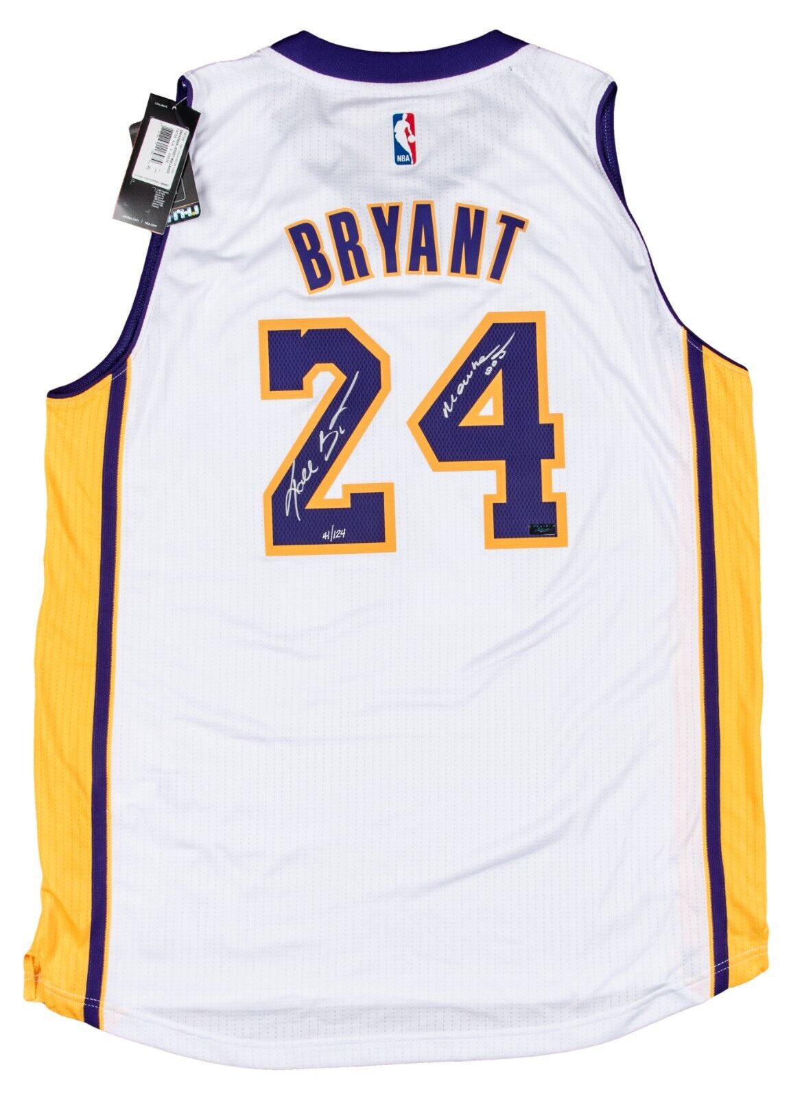 Kobe Bryant Los Angeles Lakers adidas Black Mamba Nickname and Number T- Shirt - Black