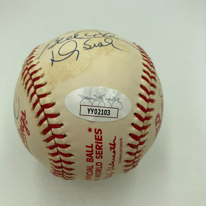 1986 New York Mets World Series Champs Team Signed World Series Baseball JSA