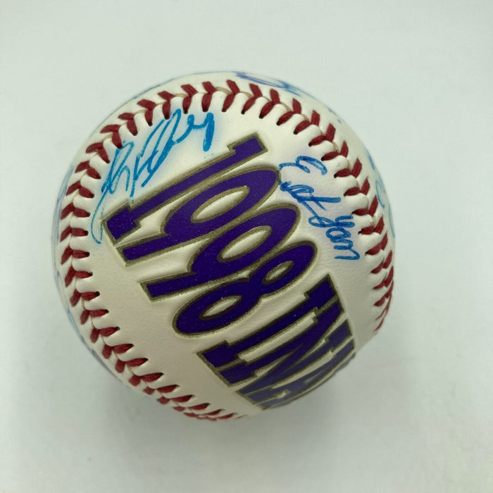 1998 Tampa Bay Devil Rays Inaugural Season Team Signed Commemorative Baseball