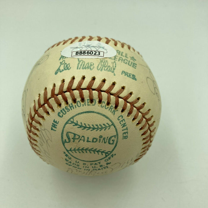 1976 Hall of Fame Induction Multi Signed Baseball Joe Cronin Red Ruffing JSA LOA