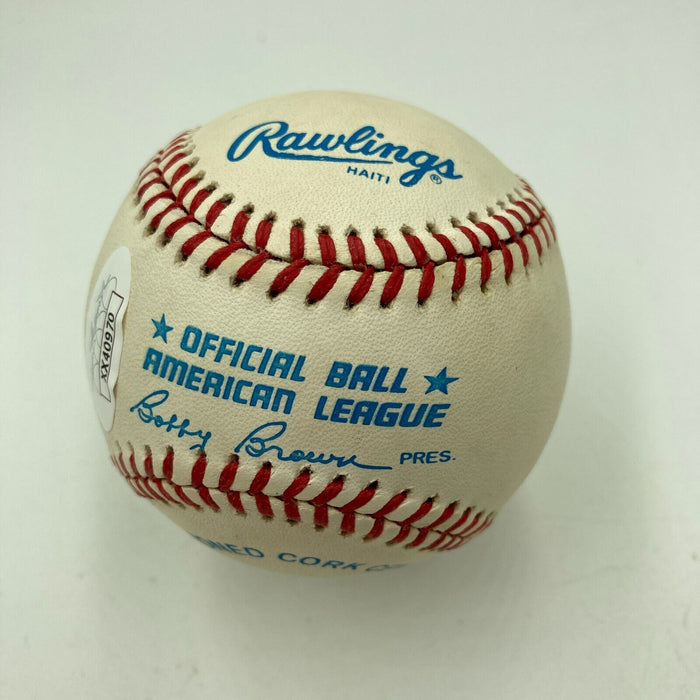 Bill Dickey Signed Official American League Baseball JSA COA