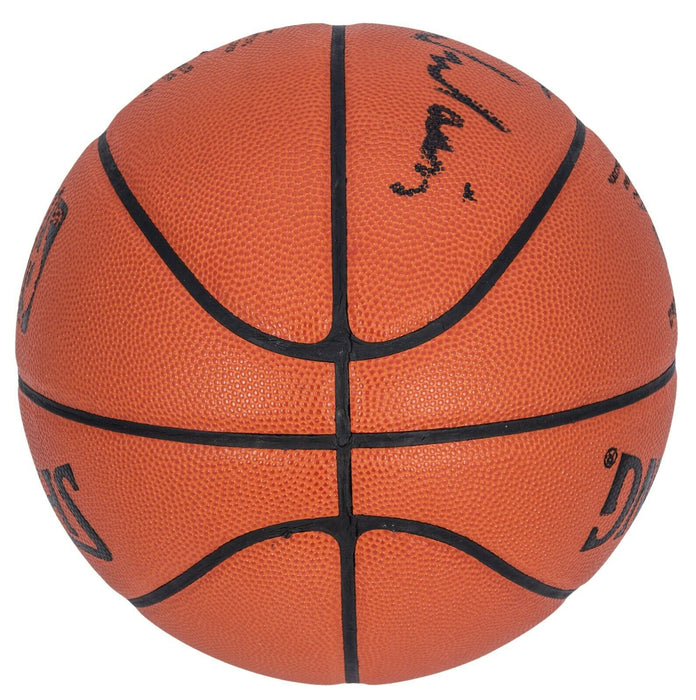 Beautiful Wilt Chamberlain Signed Spalding Official NBA Game Basketball JSA COA