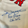 Tim Wakefield First Pitch 2004 World Series Signed Boston Red Sox Jersey Tristar