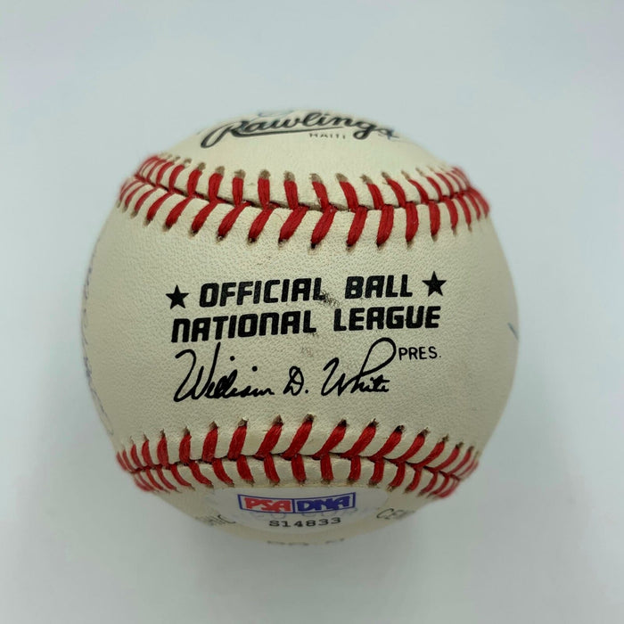 Beautiful 1970 Cincinnati Reds NL Champs Team Signed Baseball With PSA DNA COA