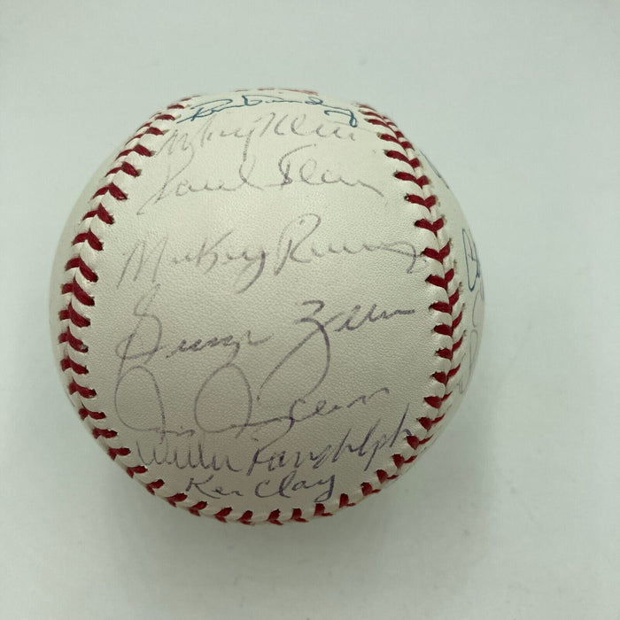 1978 New York Yankees World Series Champs Team Signed W.S. Baseball JSA COA