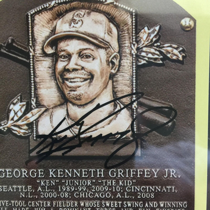 Ken Griffey Jr. Signed Autographed Hall Of Fame HOF Plaque Beckett BGS COA RARE