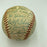 Nellie Fox 1954 Chicago White Sox Team Signed Baseball JSA COA