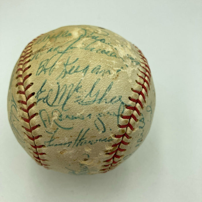 Nellie Fox 1954 Chicago White Sox Team Signed Baseball JSA COA