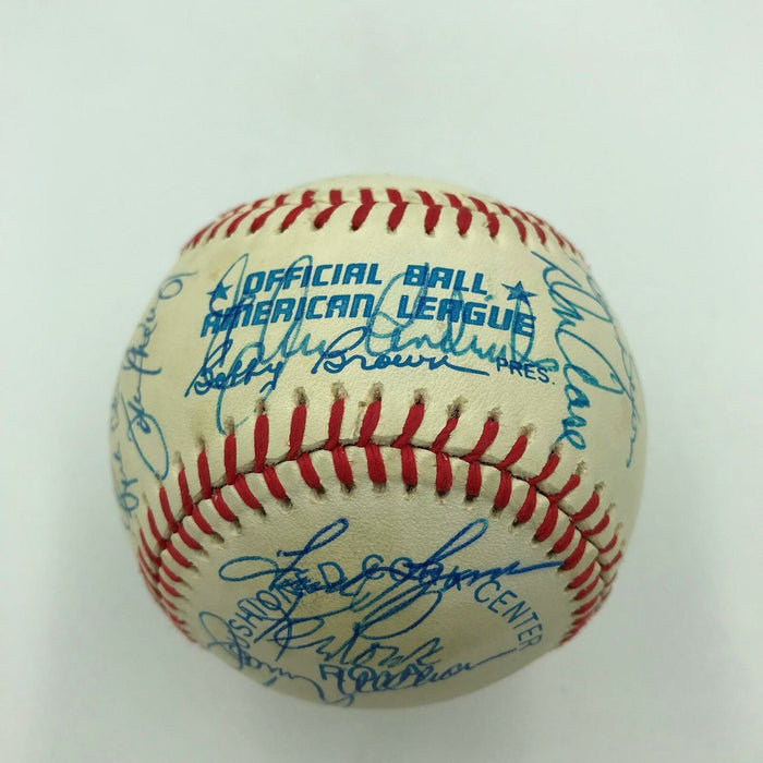 1985 Baltimore Orioles Team Signed American League Baseball With Cal Ripken Jr.