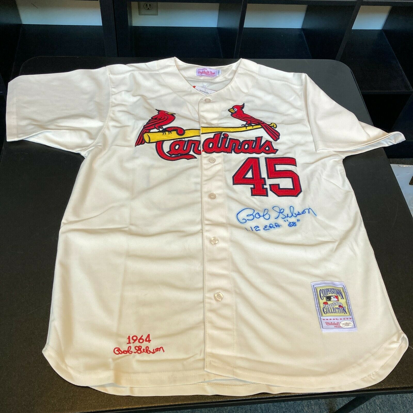 Late 1960's Bob Gibson Game Worn & Signed St. Louis Cardinals, Lot #56514, Heritage Auctions